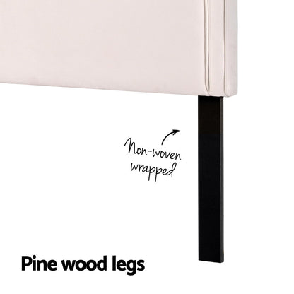 King Size | Iris Bed Headboard - Beige