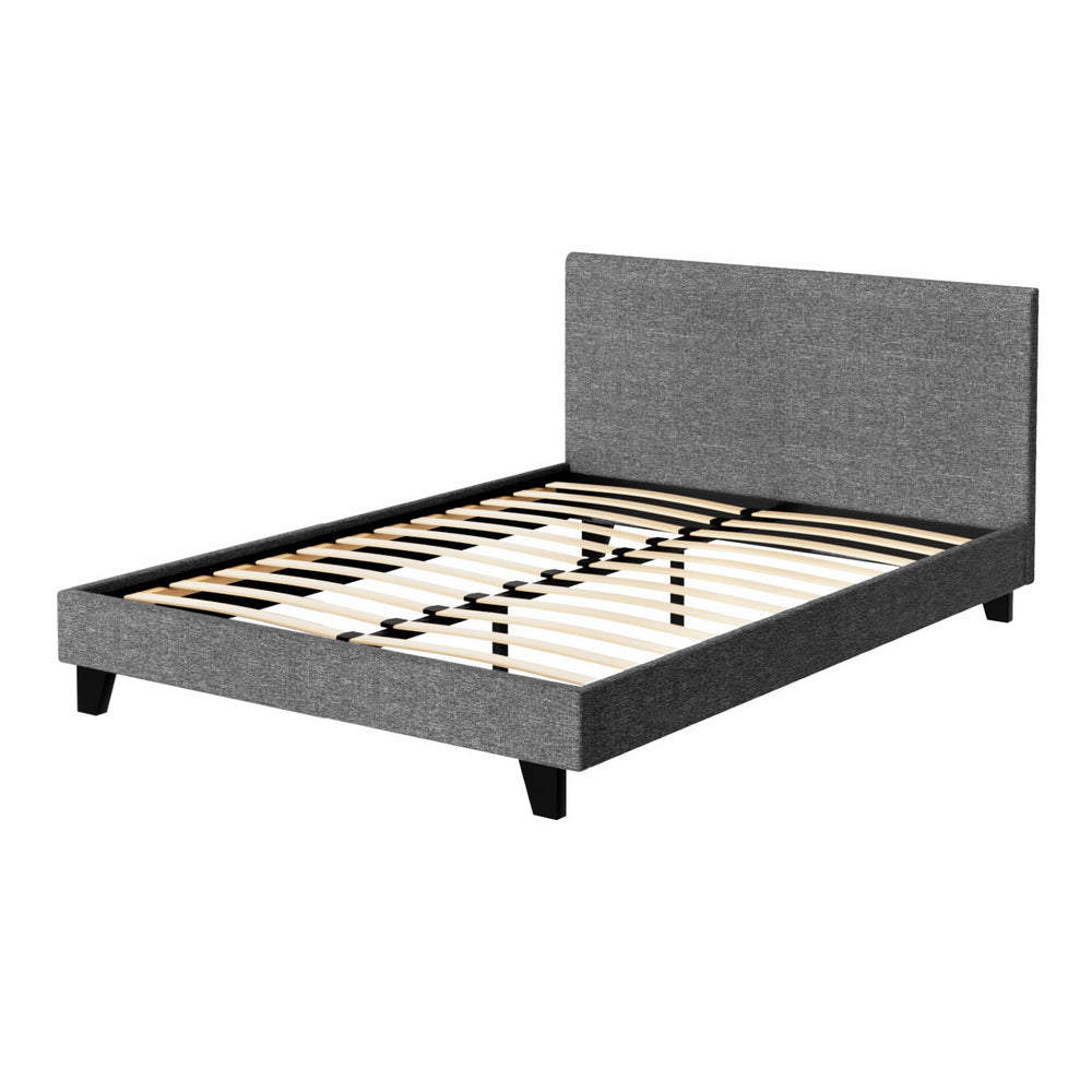 Neo Double Bed Frame - Grey
