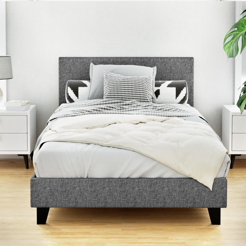 Neo King Single Bed Frame - Grey