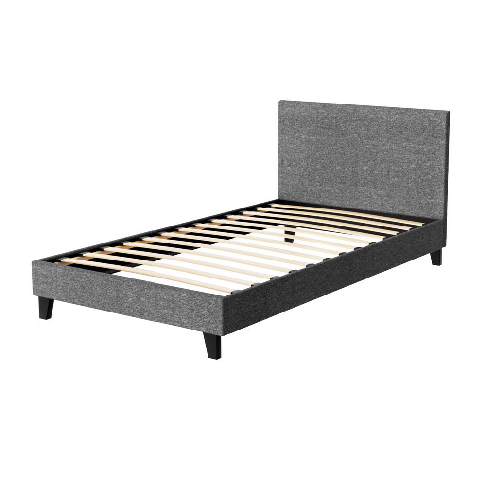 Neo King Single Bed Frame - Grey