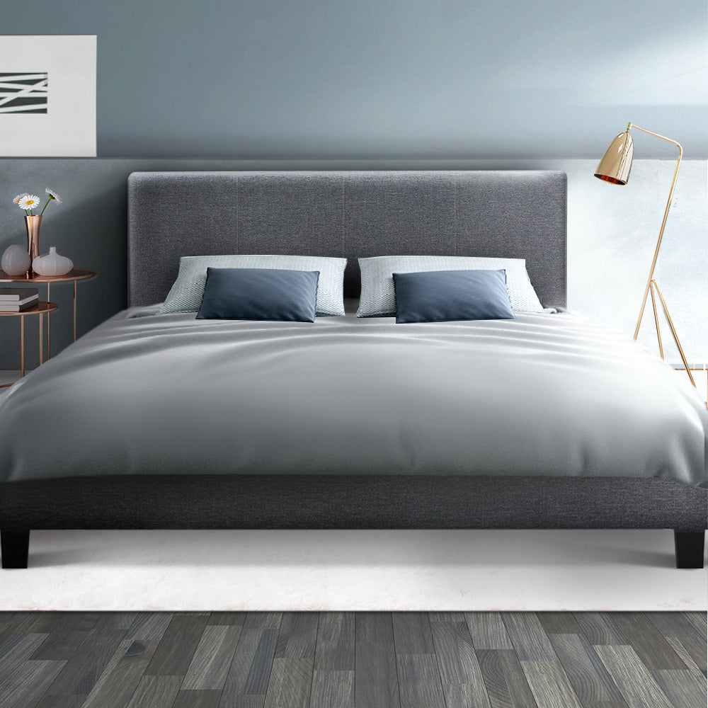Neo Queen Bed Frame - Grey