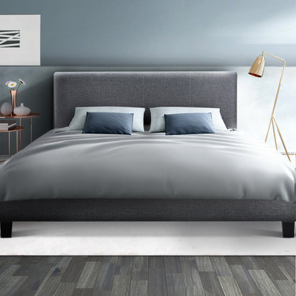 Neo Queen Bed Frame - Grey