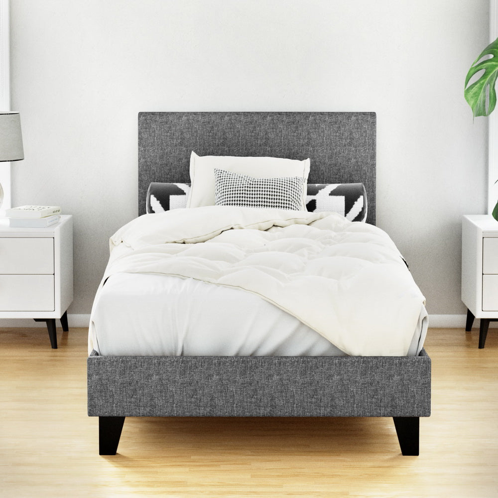 Neo Single Bed Frame - Grey
