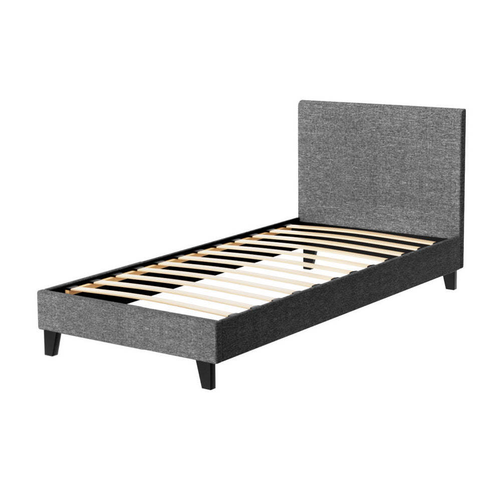 Neo Single Bed Frame - Grey