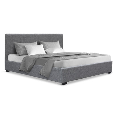 Nino Gas Lift Queen Bed Frame - Grey