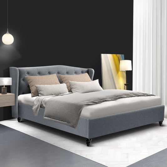 Pier Queen Bed Frame - Grey