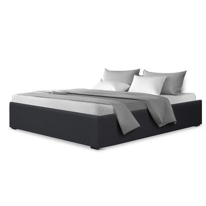 Toki Double Gas Lift Bed Frame - Charcoal