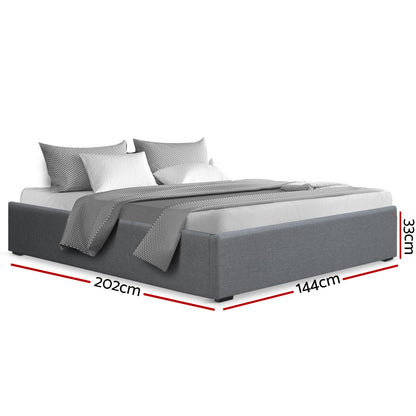 Toki Double Gas Lift Bed Frame - Grey