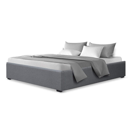 Toki Queen Gas Lift Bed Frame - Grey