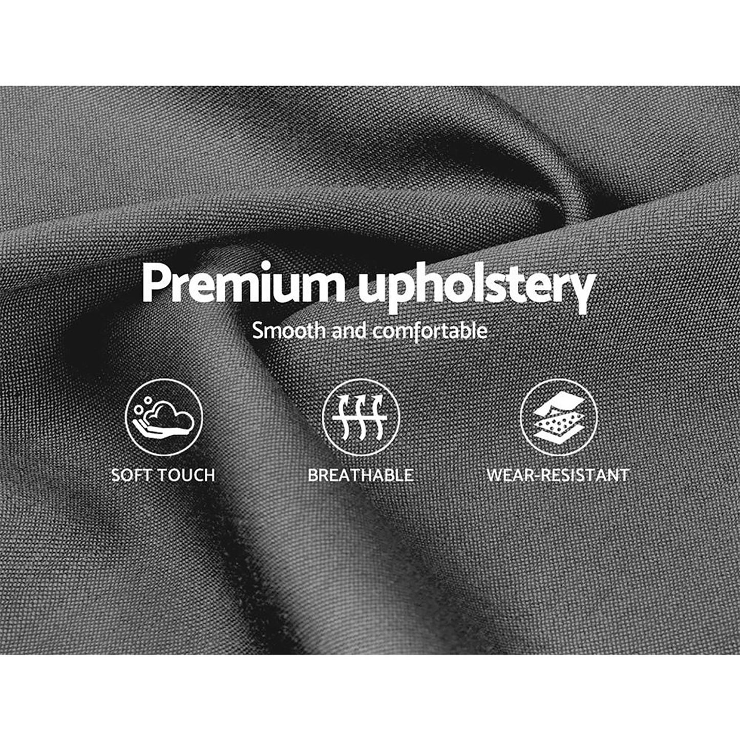 Vanke Double Bed Frame - Grey