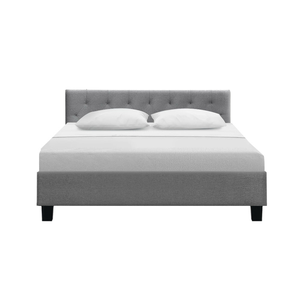 Vanke Queen Bed Frame - Grey