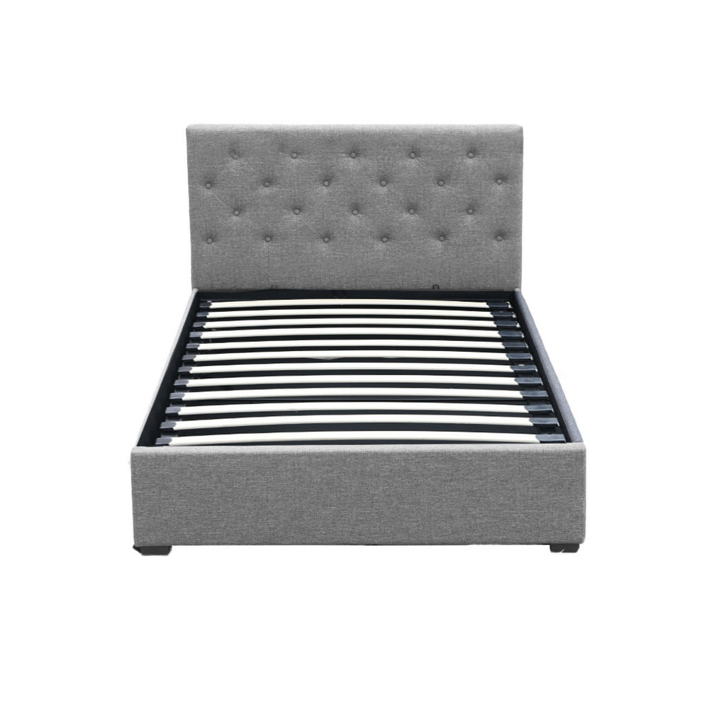 Vila King Single Gas Lift Bed Frame - Grey