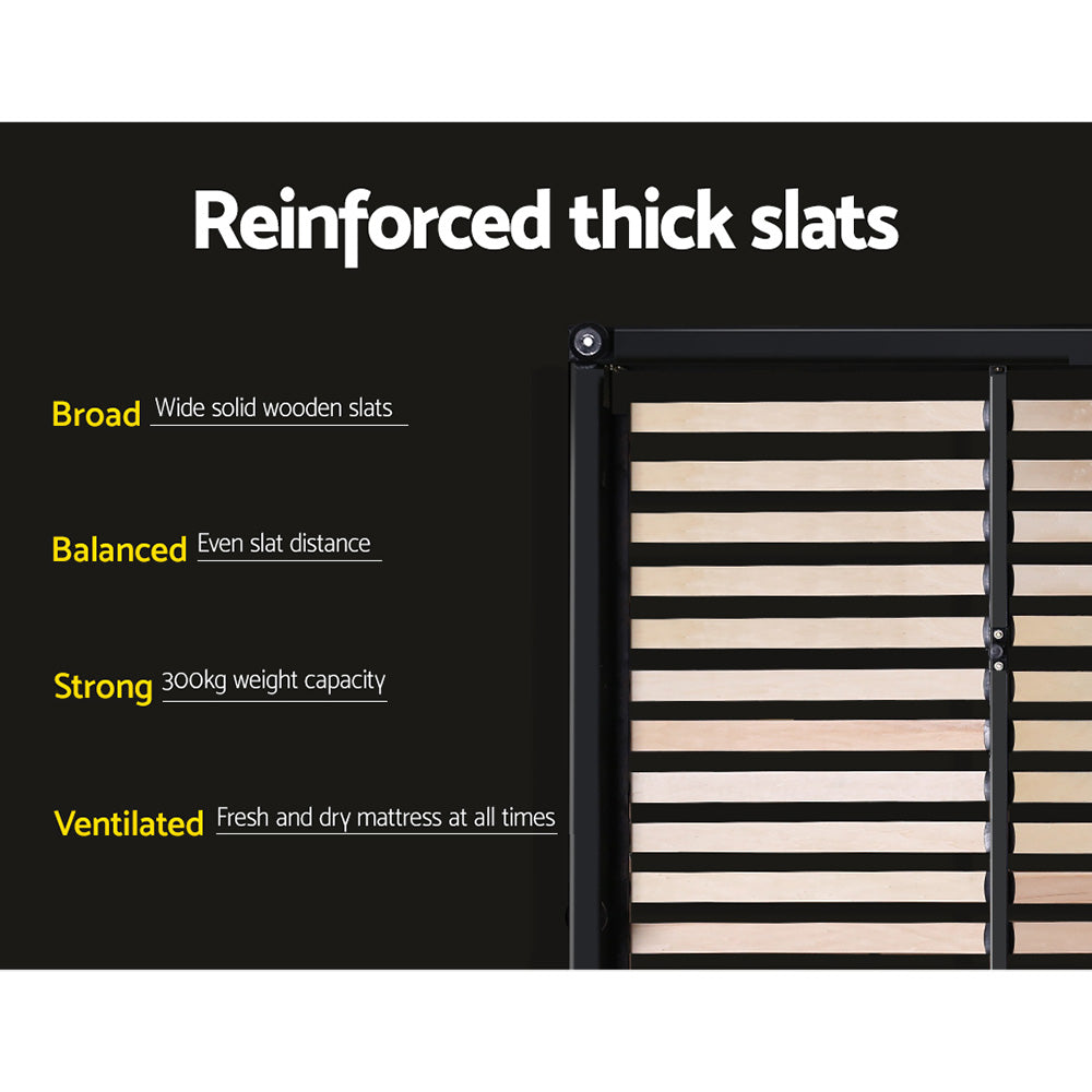 Tiyo Double Gas Lift Bed Frame - Black