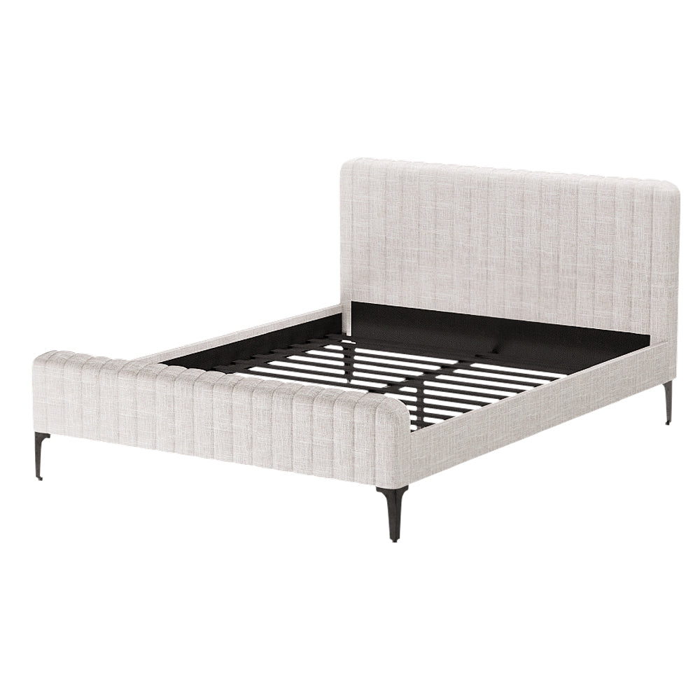 Ammy Queen Bed Frame - Beige