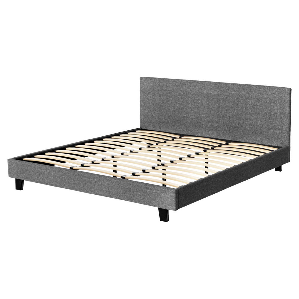Neo King Bed Frame - Grey
