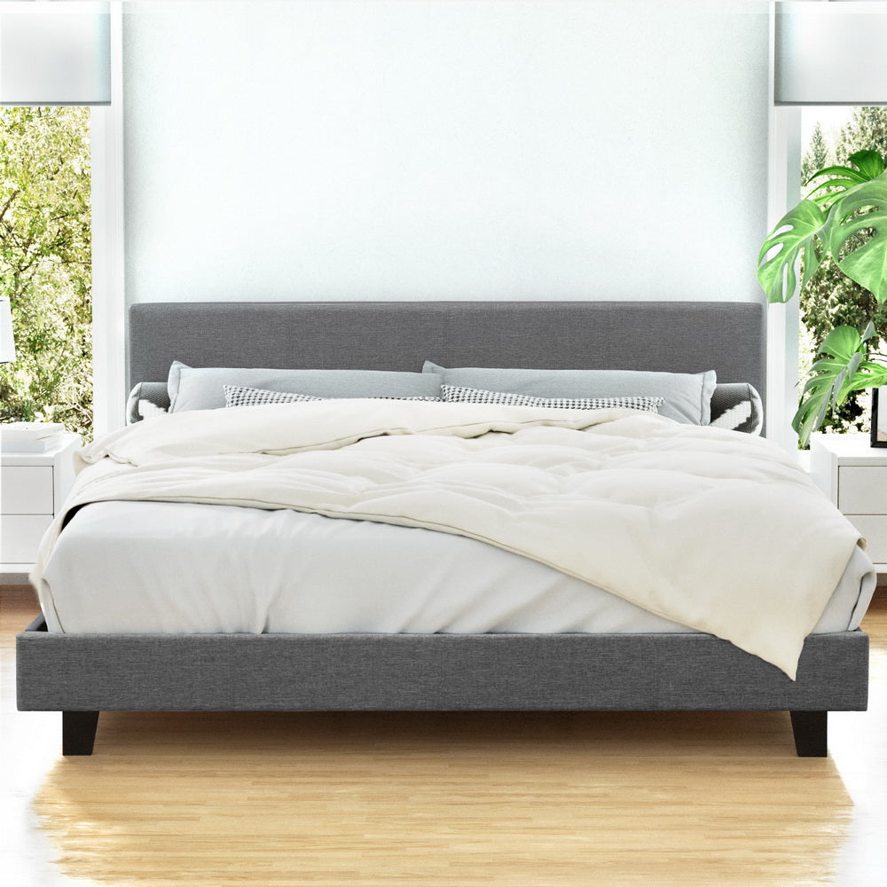 Neo King Bed Frame - Grey