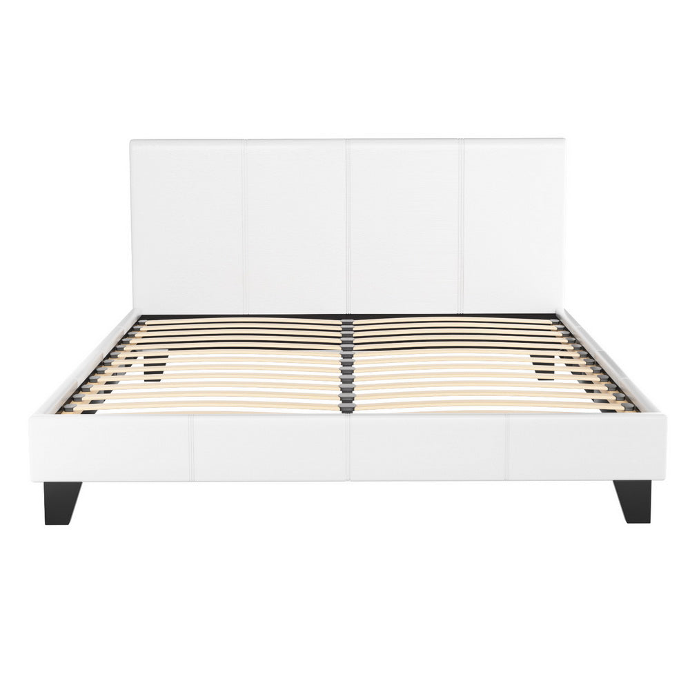 Neo Queen Bed Frame - White
