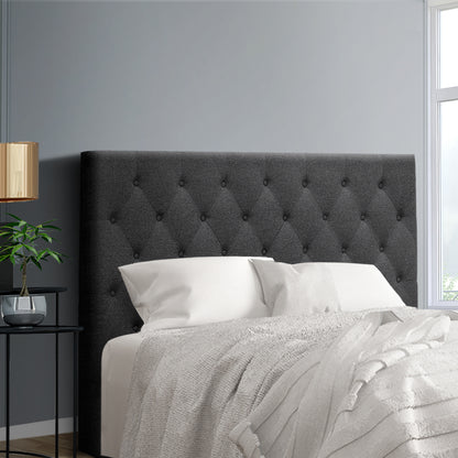 Double Size | Cappi Bed Headboard - Charcoal