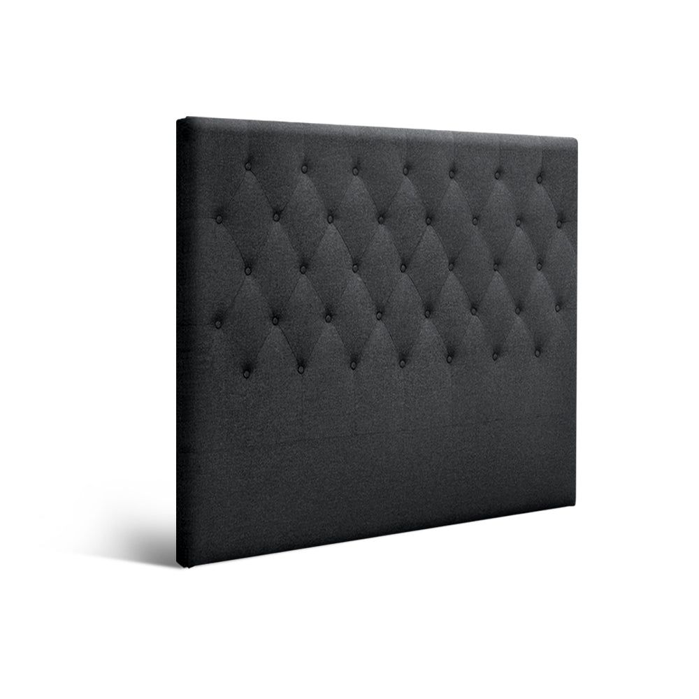 Double Size | Cappi Bed Headboard - Charcoal