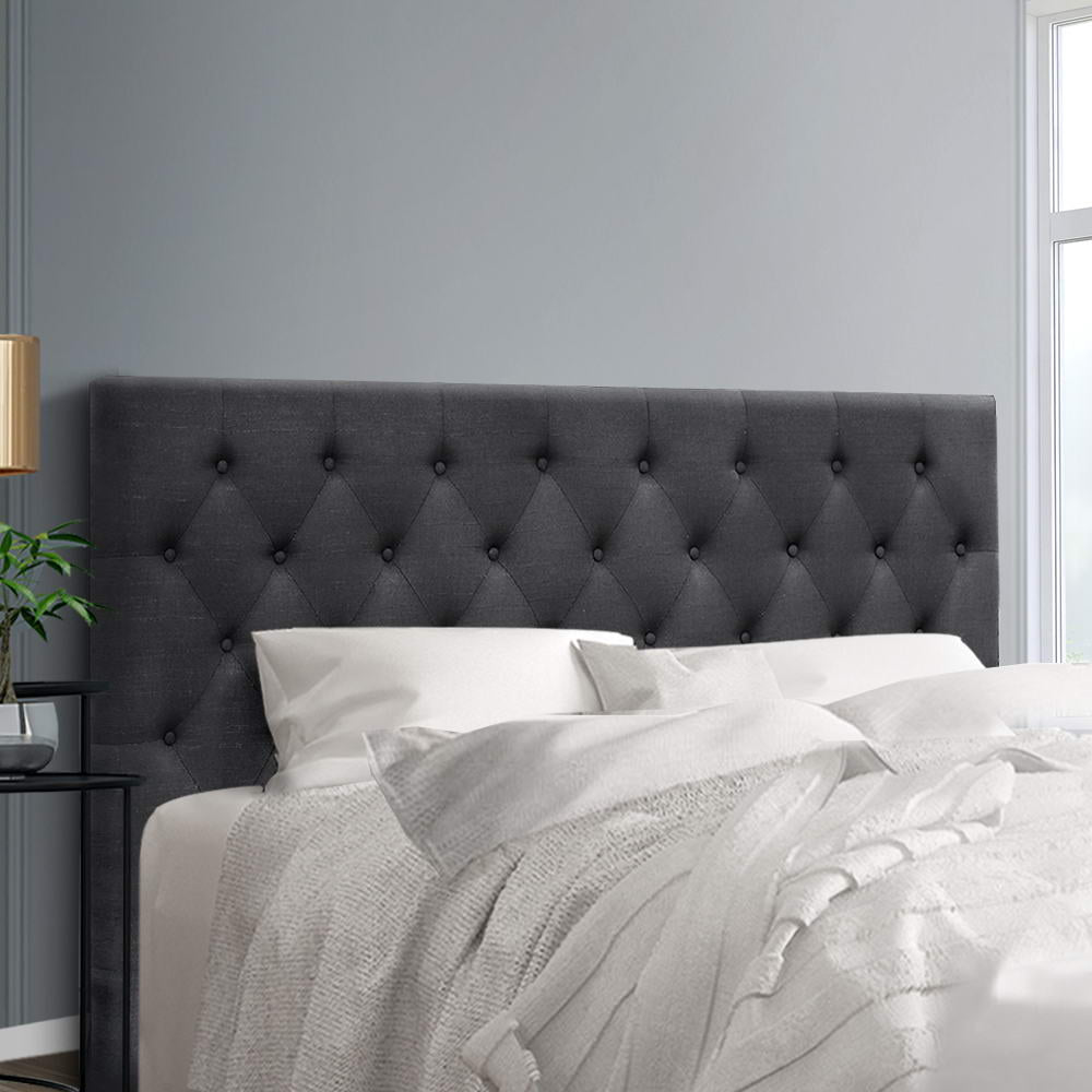 King Size | Cappi Bed Headboard - Charcoal