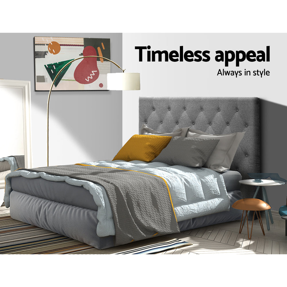 King Single | Cappi Bed Headboard - Grey