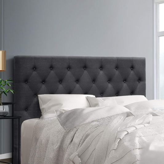 Queen Size | Cappi Bed Headboard - Charcoal