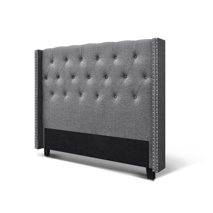 Queen Size | Luca Bed Headboard - LUCA Grey