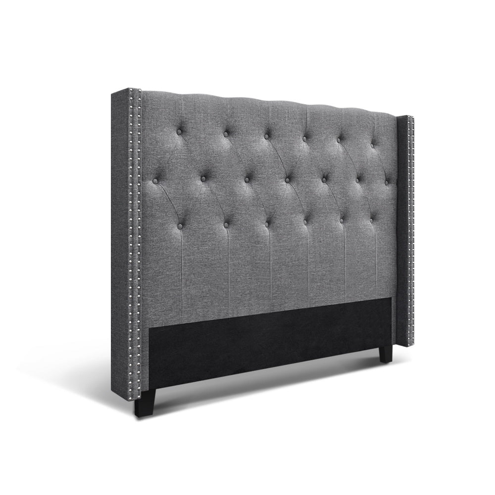Queen Size | Luca Bed Headboard - LUCA Grey
