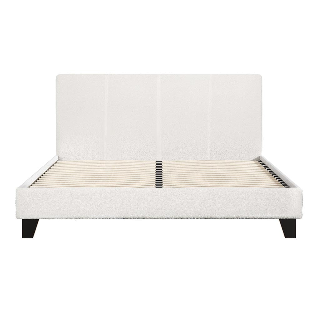 Neo Double Bed Frame - Boucle