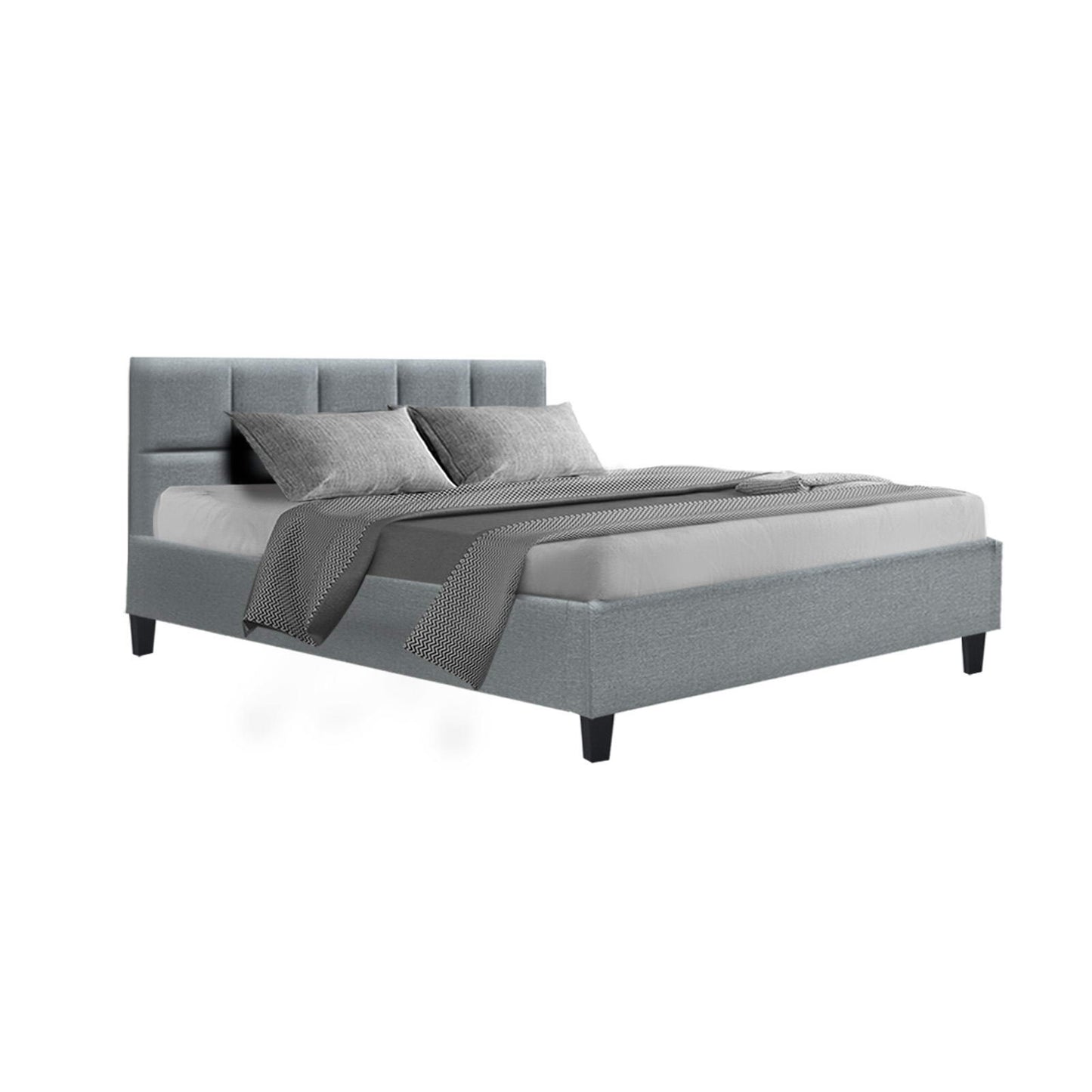 Tino Queen Bed Frame - Grey