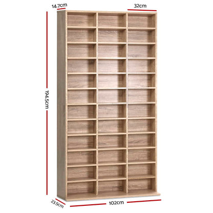 Bert Bookshelf Storage Rack - Oak
