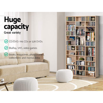 Bert Bookshelf Storage Rack - Oak