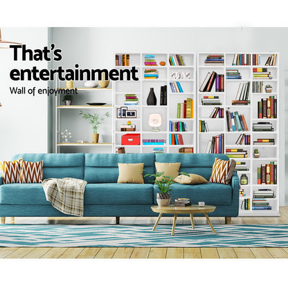 Bert Bookshelf Storage Rack - White