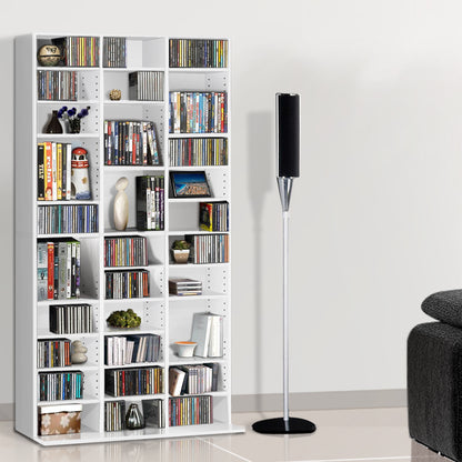 Bert Bookshelf Storage Rack - White