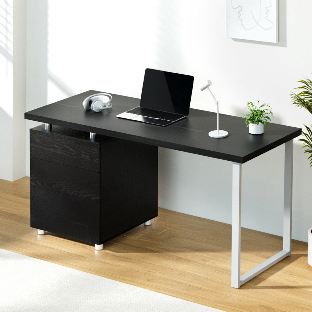 Computer Desk Drawer 140CM - Black