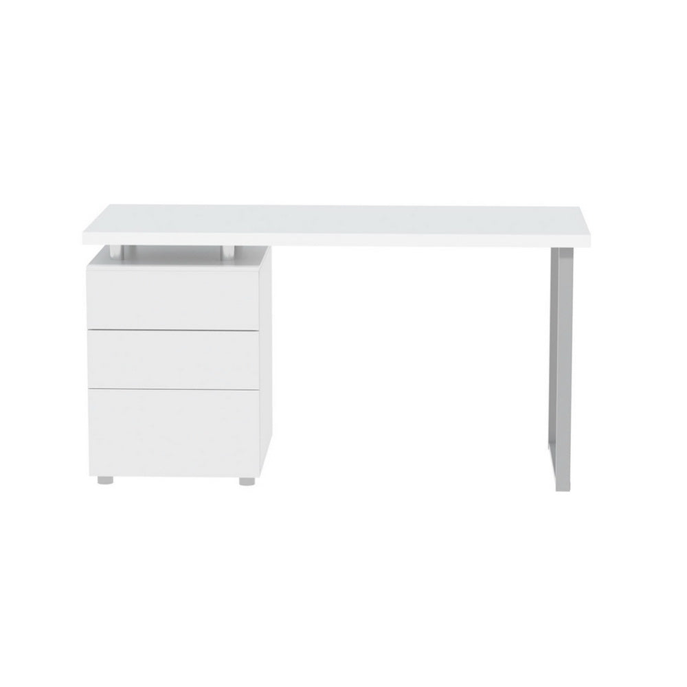 Computer Desk Drawer 140CM - White