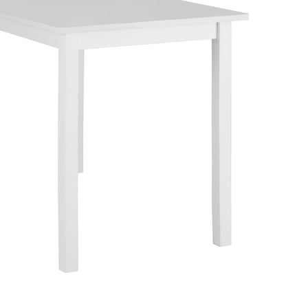 5PC Kaye Dining Chairs and Table Set - White