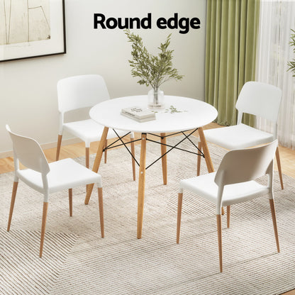 Replica 5PC Dining Table and Chairs Set - Round White