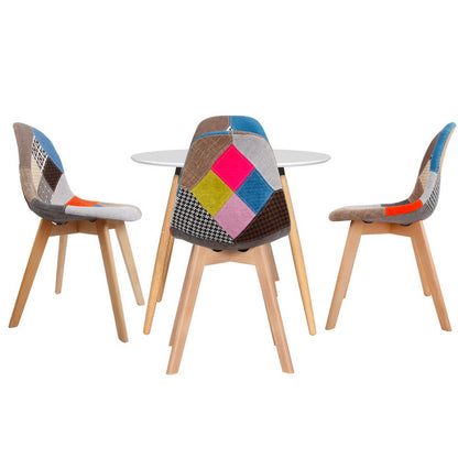 Replica 5PC Dining Table and Chairs Set - DSW White