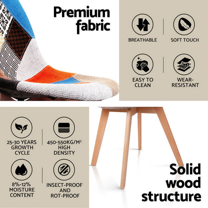 Replica 5PC Dining Table and Chairs Set - DSW White