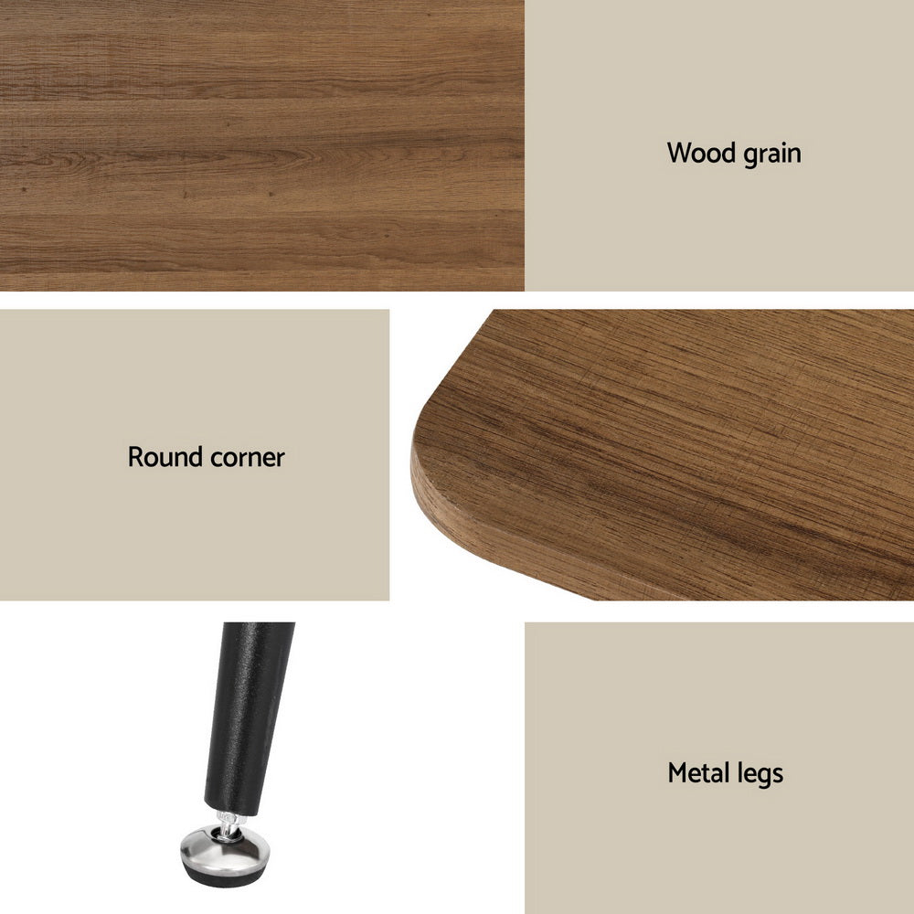 Caleb 5PC Dining Table and Chairs Set - Grey