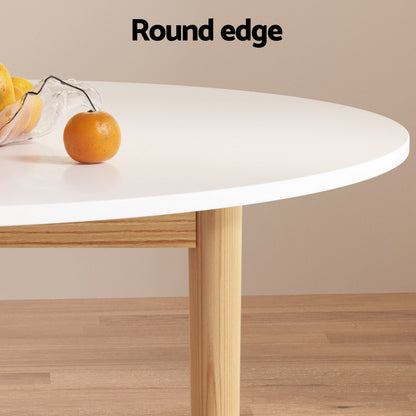 Demi 4PC Dining Table and Chairs Set - Wishbone Pine