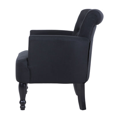 Lothair Armchair Wingback - Charcoal