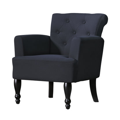 Lothair Armchair Wingback - Charcoal