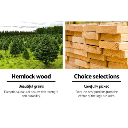 5PC Adirondack Outdoor Table and Chairs Wooden Sun Lounge Patio Furniture White