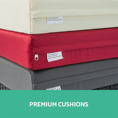 Hayman 13 Piece Wicker Outdoor Dining Set - Black