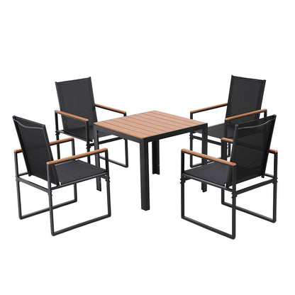 Gardeon 5PCS Outdoor Dining Set Table and Chairs