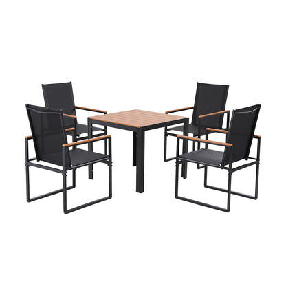 Gardeon 5PCS Outdoor Dining Set Table and Chairs