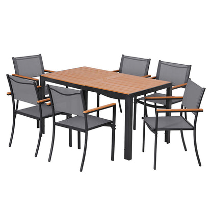Gardeon 7PCS Outdoor Dining Set Table and Chairs
