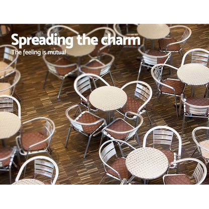 Adjustable Outdoor Bar Table -  Round